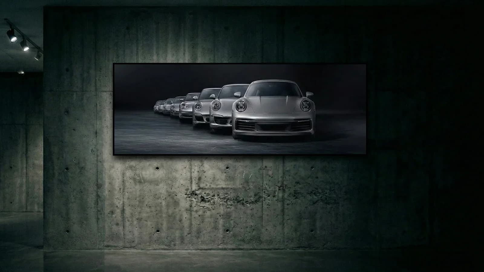 Porsche 911 Generations Canvas