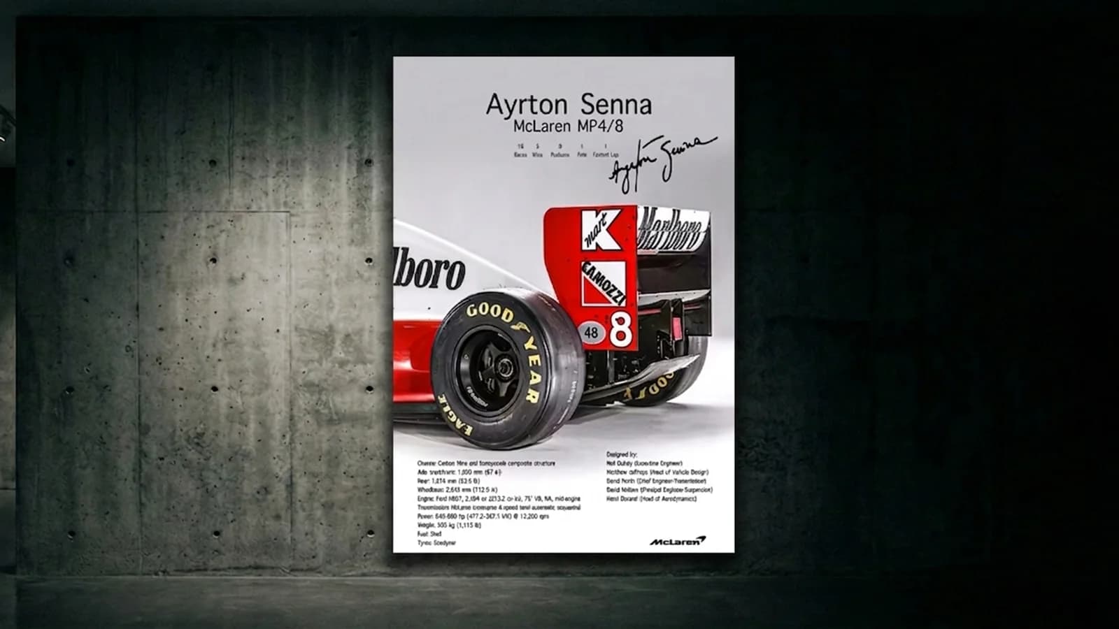 Ayrton Senna – McLaren MP4/8