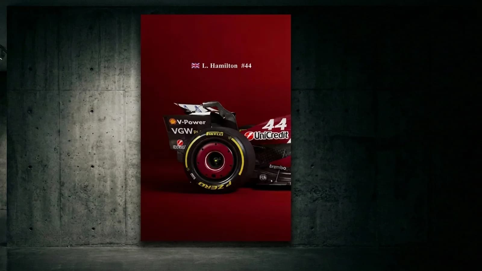 Lewis Hamilton Ferrari Edition